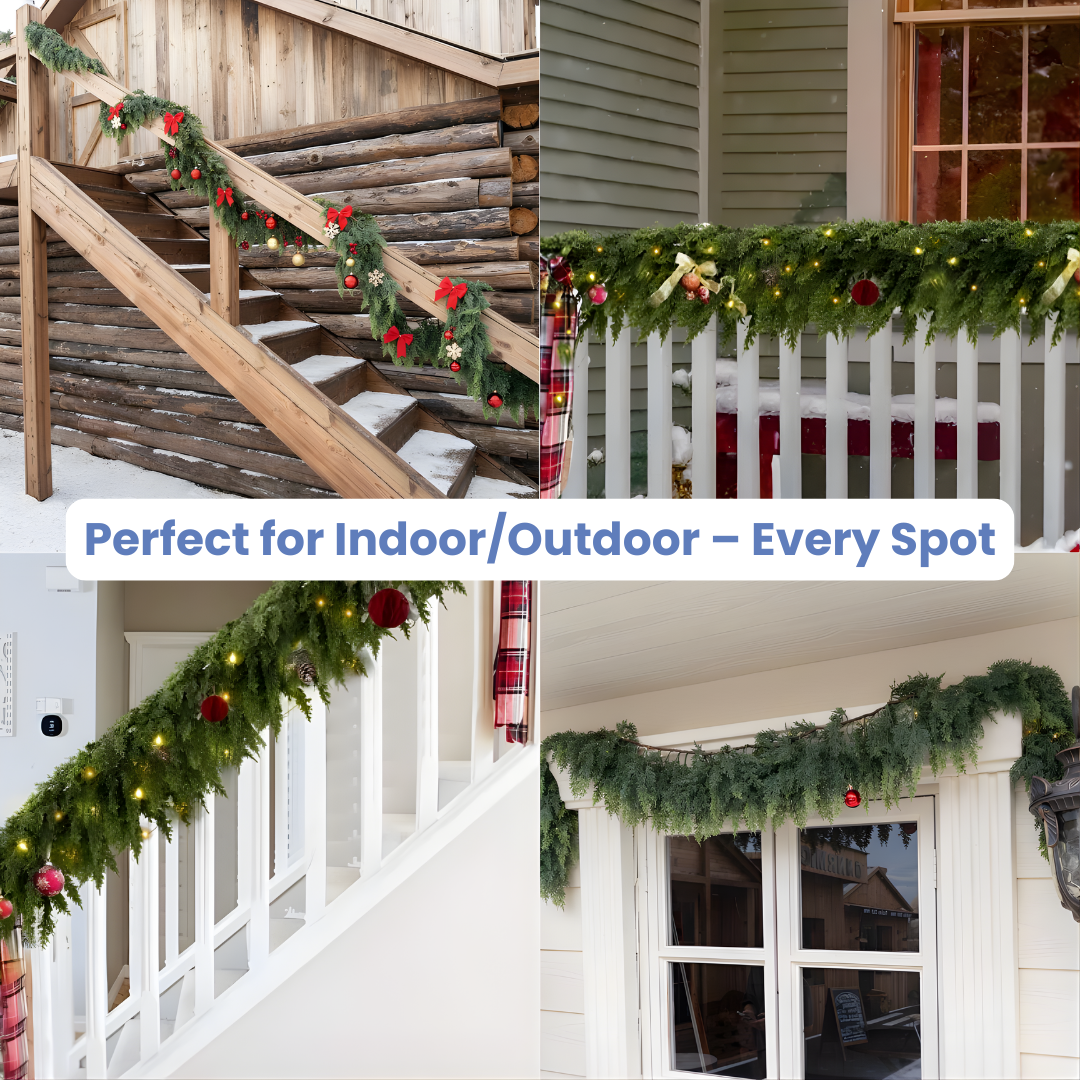 FestiveCedar™ – warm-lit greenery