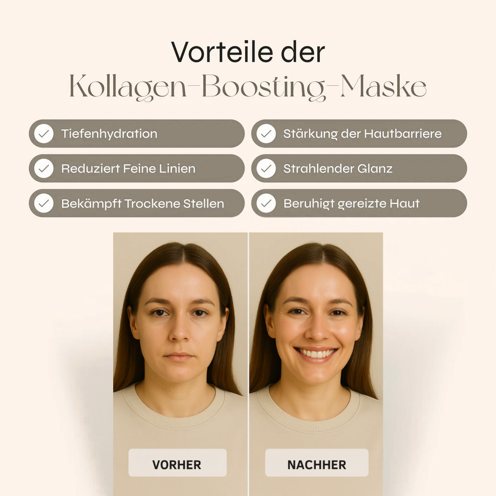 Kollagen Boost Maske | Glass Skin über Nacht