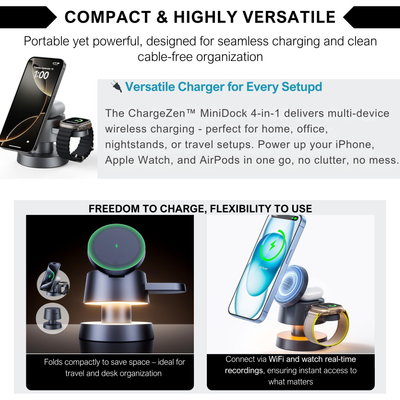 ChargeZen™ | MiniDock 4-in-1