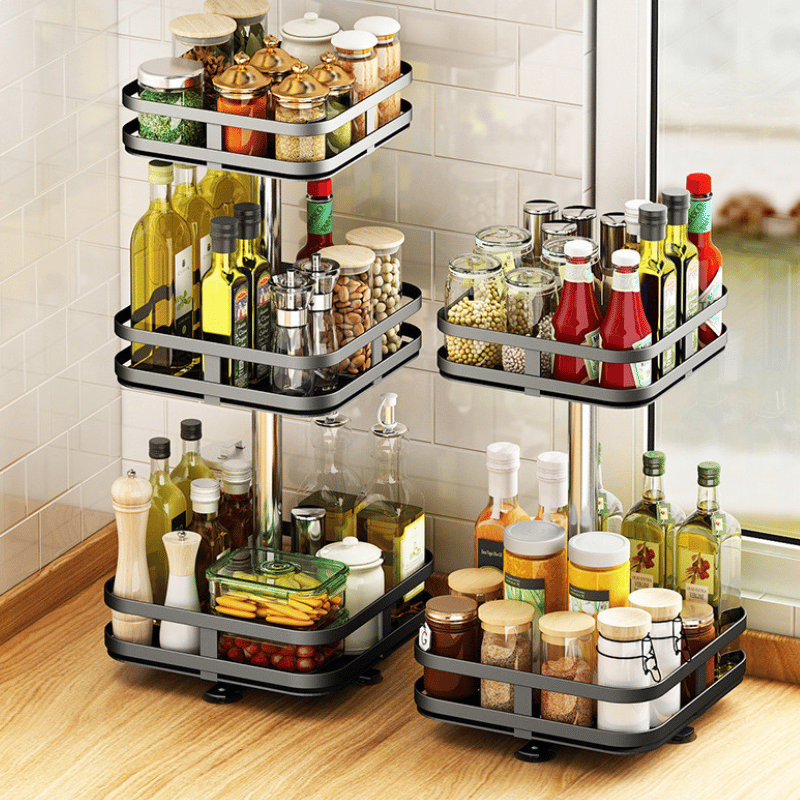 SpinShelf™ | 360° rotating organizer
