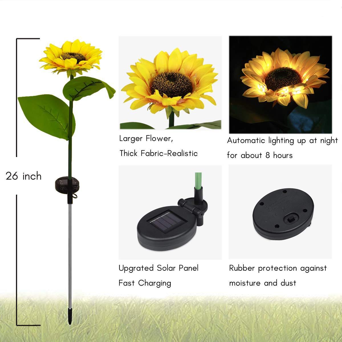 SunPetal™ | LED garden sunflower